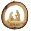 Holy Family With Bark Ornament -Esquire Shop 105311 1