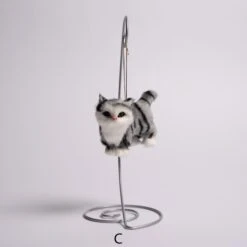 Plush Cat Ornament -Esquire Shop 108887 4