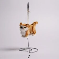 Plush Cat Ornament -Esquire Shop 108887 5