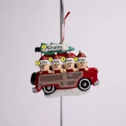 Woody Wagon Family Of 4