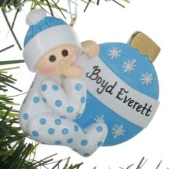 Baby Boy Ornament -Esquire Shop 1234B 2