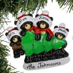 Black Bear Tree Shopping Family Of 4 -Esquire Shop 1242 4 2