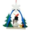 Snowman In Arch Ornament -Esquire Shop 125178 1