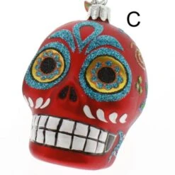 Sugar Skull Ornament -Esquire Shop 151342 4