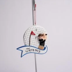 Golf Boy Ornament -Esquire Shop 1739RUD 1