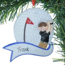 Golf Boy Ornament -Esquire Shop 1739RUD 2