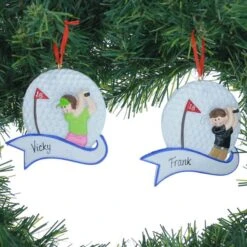 Golf Boy Ornament -Esquire Shop 1739RUD 3