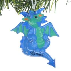 Blue Dragon Ornament -Esquire Shop 1777 2