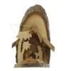 Olive Wood Fine Bark Nativity Grotto -Esquire Shop 182030 1