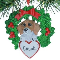 Beagle With Wreath -Esquire Shop 2004 2