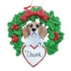 Beagle With Wreath -Esquire Shop 2004 p