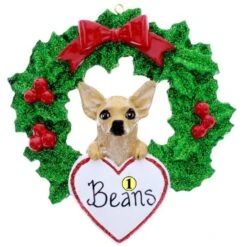 Chihuahua With Wreath