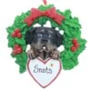 Rottweiler With Wreath -Esquire Shop 2039 p
