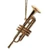 Gold Trumpet Ornament -Esquire Shop 307006 1