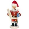 Santa With Wish List Smoker -Esquire Shop 35 340 1
