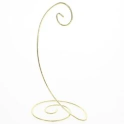 Small Brass Spiral Ornament Stand