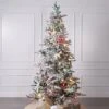 7.5ft Flocked Balsam Pine With G40 Lights -Esquire Shop 434136 1