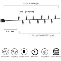 1500 Warm White Light Set -Esquire Shop 440210 5