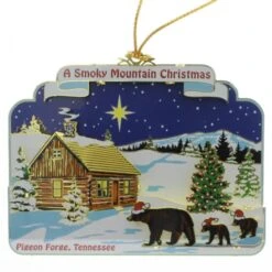 Smoky Mountain Christmas Ornament