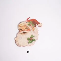 Retro Santa Face Ornament -Esquire Shop 500114 3