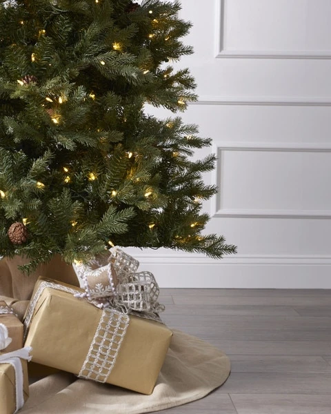 7.5ft Slim Grandview Pine Tree With Clear LED Lights 4 7.5ft Slim Grandview Pine Tree With Clear LED Lights - Image 2