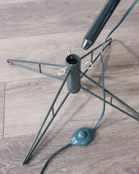 9ft Snowy Flocked Cascade Tree With LED Lights 7 9ft Snowy Flocked Cascade Tree With LED Lights - Image 5