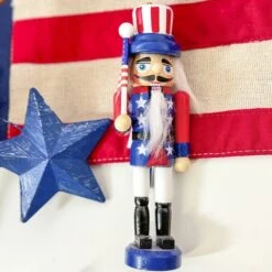 American Flag Nutcracker Ornament