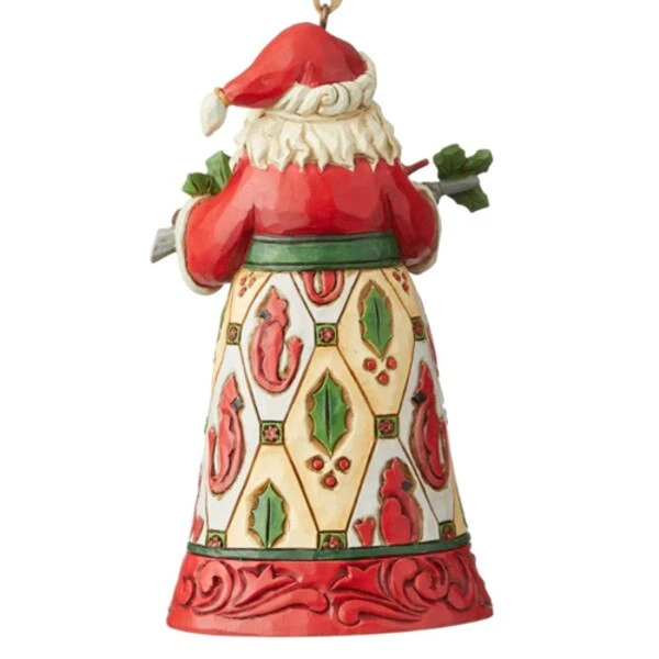 Jim Shore Santa With Cardinals Ornament 4 Jim Shore Santa With Cardinals Ornament - Image 2