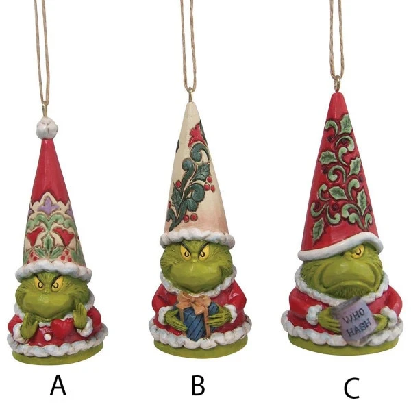 Grinch Gnome Ornament 3 Grinch Gnome Ornament