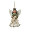 White Woodland Heritage Believe Angel Ornament
