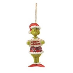 Grinch I'm Here For Presents Ornament