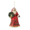Santa With Wreath Ornament -Esquire Shop 6011496 1
