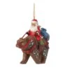 Santa Riding Bear Ornament -Esquire Shop 6011497 1