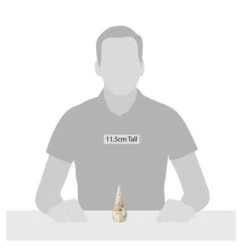 White Woodland Gnome Ornament -Esquire Shop 6011631 3