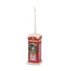 Christmas Phone Box Ornament