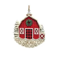Red Barn Ornament