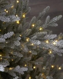 7ft Snowy Norway Spruce Tree With LED Lights -Esquire Shop 9690495 4