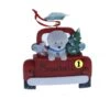 Bichon Frise In Back Of Truck Ornament -Esquire Shop A1940BF p