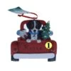 Bernese Mountain Dog In Back Of Truck Ornament -Esquire Shop A1940BM p