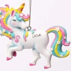 Unicorn Ornament -Esquire Shop A2084 7