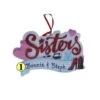 Sister Heart Ornament -Esquire Shop A2109 p