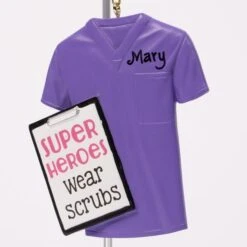 Nurse Scrub Ornament -Esquire Shop A2242 6