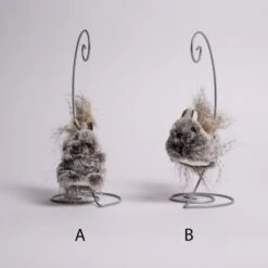 Grey Squirrel Ornament