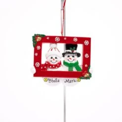 Snow Couple Ornament