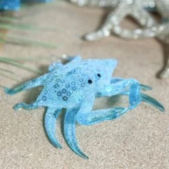 Glass Blue Crab Ornament