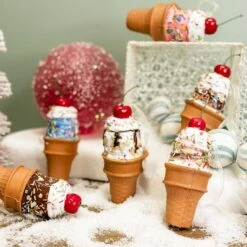 Ice Cream Cone Ornament