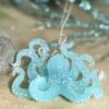 Transparent Sea Blue Octopus Ornament -Esquire Shop E0484 1