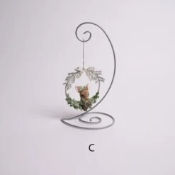 Animal In Frame Ornament -Esquire Shop E0596 4