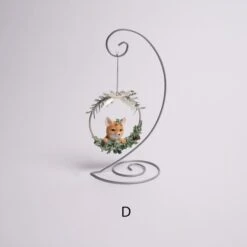 Animal In Frame Ornament -Esquire Shop E0596 5