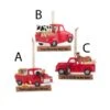 Farm Animal With Red Truck Ornament -Esquire Shop E0610 1